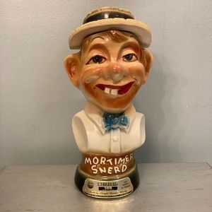 Vintage 1976 Mortimer Snard Jim Beam Whiskey Decanter